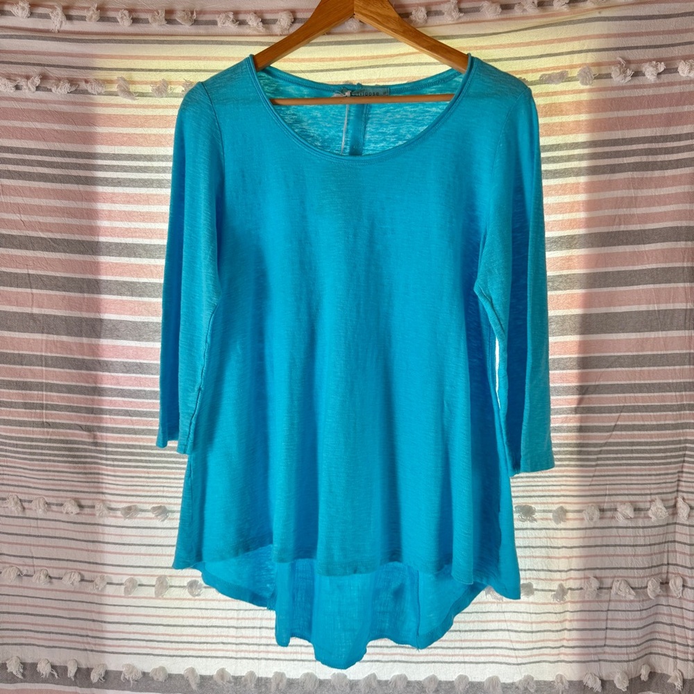WhiteWash Linen Cotton coastal boutique blouse women’s small beach resortwear